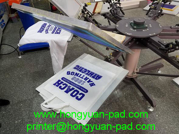 t-shirt rotary screen printing machine
