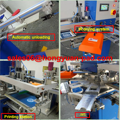koozies silk screen printing machine with automatic unloading