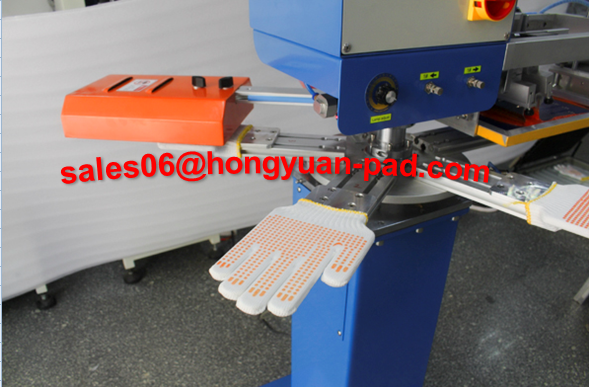 single color screen printing machine for glove