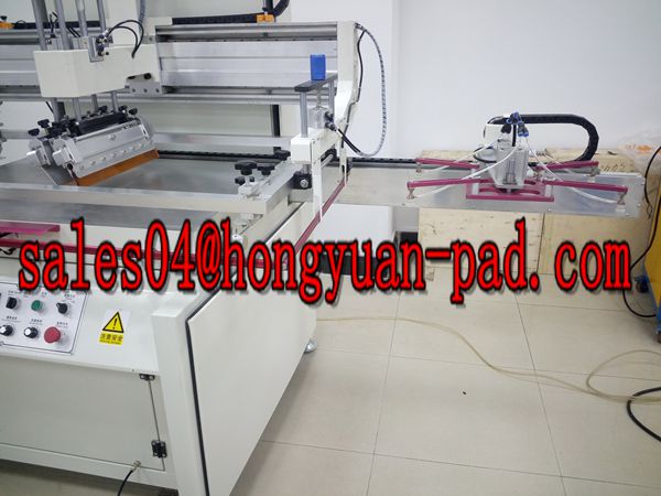 screen printing machine with automatic unloading