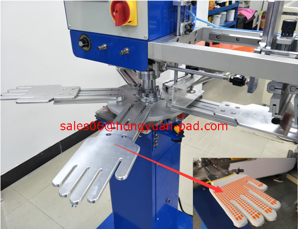 Gloves rotary screen printing machine