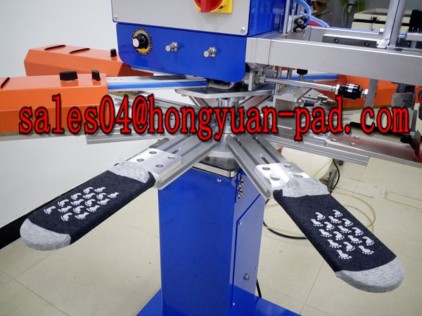 anti slip socks screen printing machine