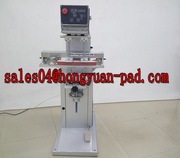 one color closed ink cup pad printing machine