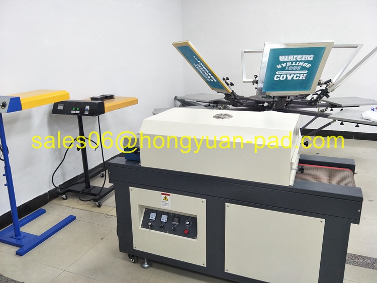 Manual 6 color 6 station t shirt screen printing machine