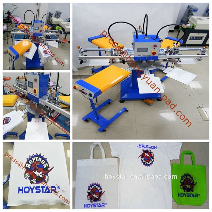 Silk screen printing machine for T-shirt,hand bag printing