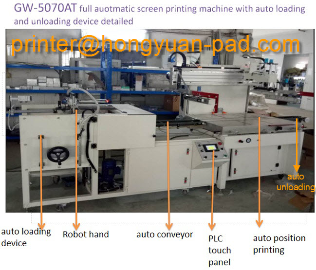 auto screen printing machine