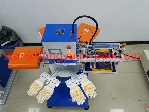 Double Worktable Gloves Printing Machine