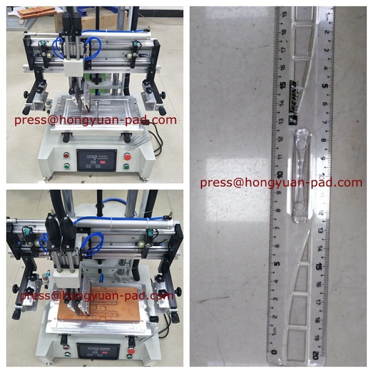 Automatic screen ruler printing machine
