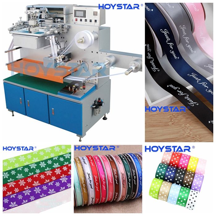Roll to roll Screen Printing Machine for printing ribbons