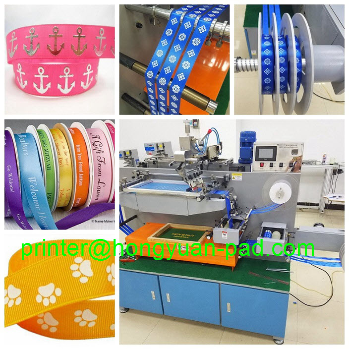 fabric ribbon printing machine