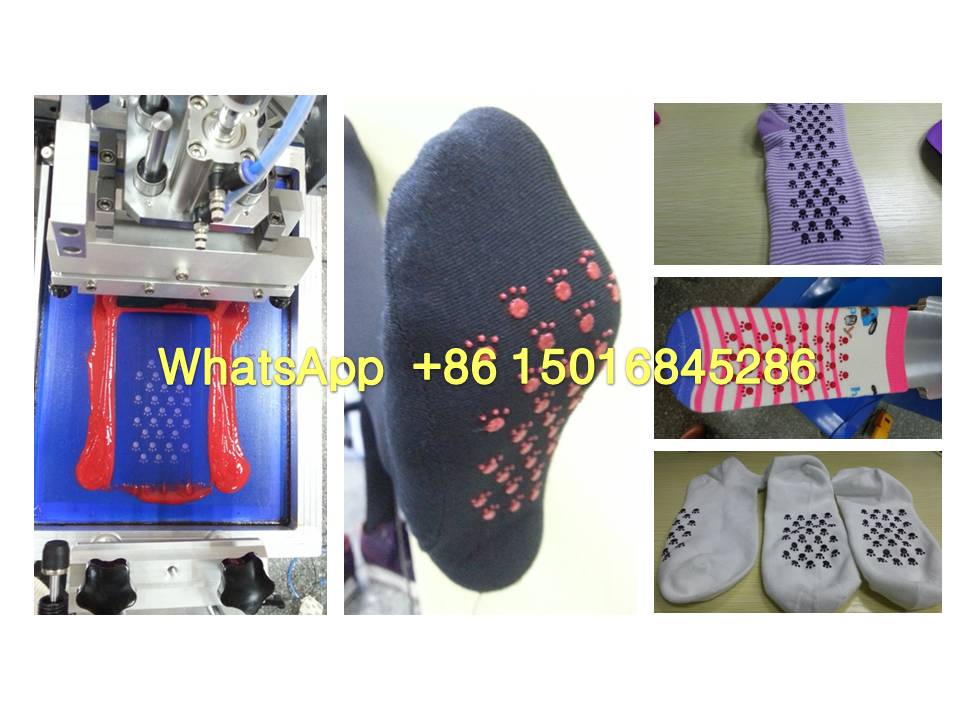 Socks anti slip printing machines
