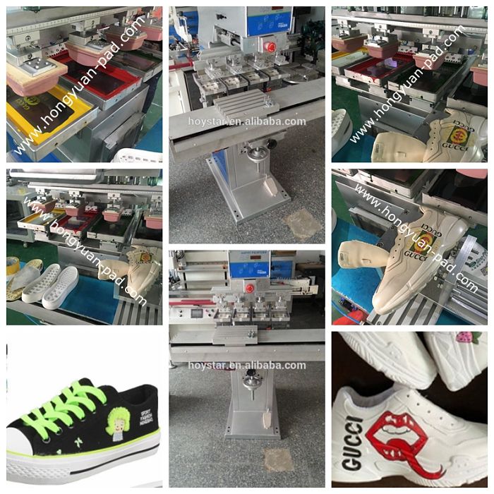 4 color pad printing machine for sport shoe