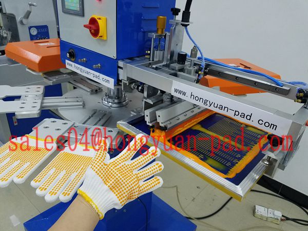 Gloves Dotting Screen Printing Machine