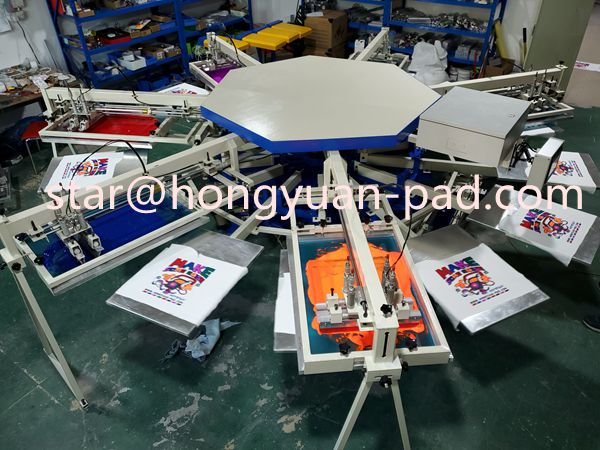 Automatic 6 Color T shirt Printing Machine