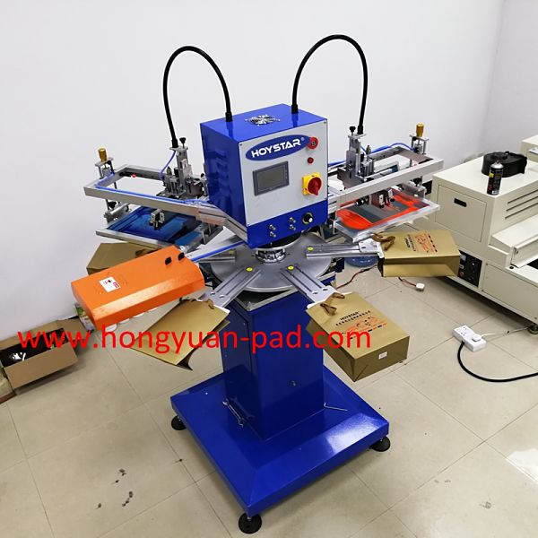 2 color screen printing machine for bags