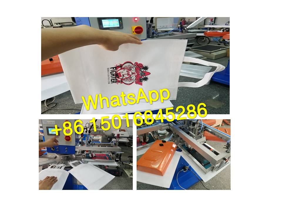 non woven bag printing machine, paper bag screen printing machine