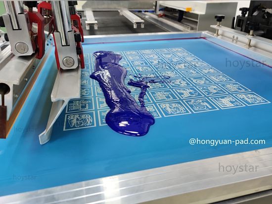 paper sheet screen printing machine semi automatic