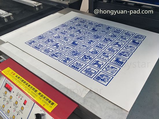semi automatic screen printing machine for paper