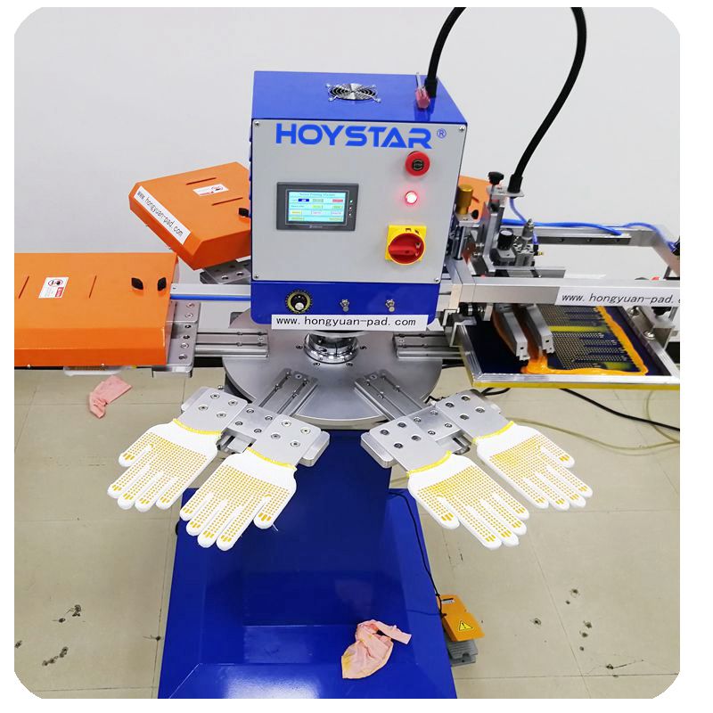 Machine screen glove printing automatic