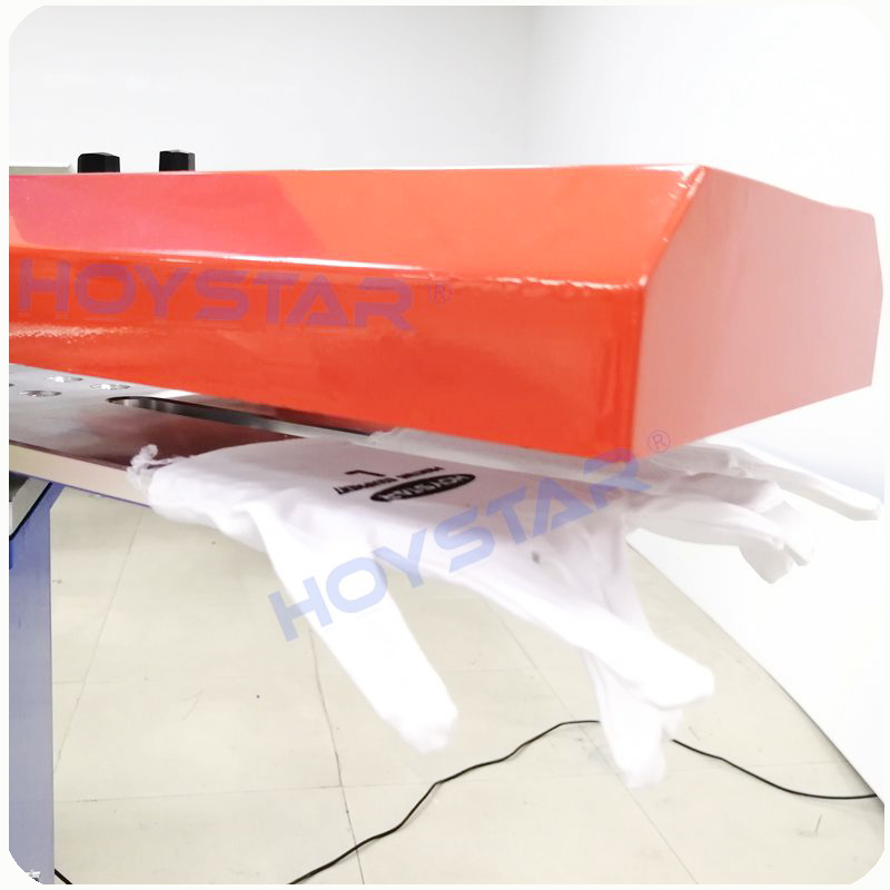 Automatic rotary screen printing machine for glove