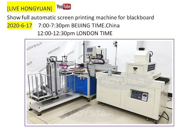  full automatic screen printing machine for blackboard