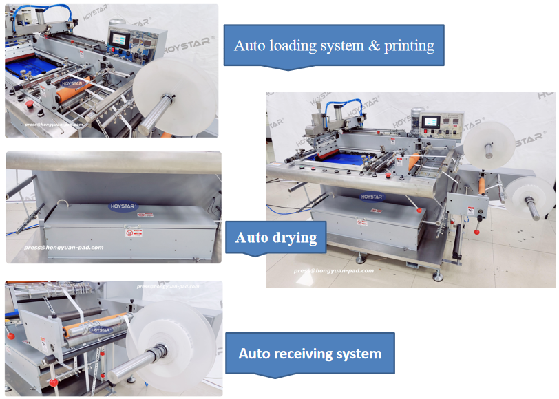 Webbing Satin Ribbon Screen Printing Machine