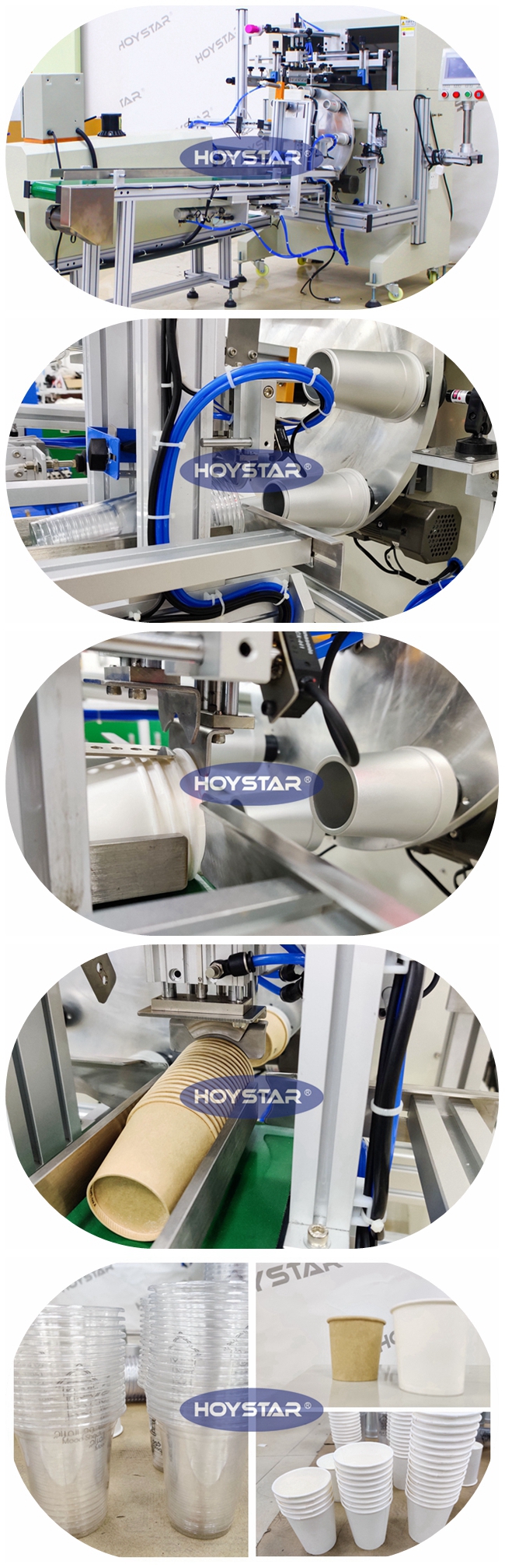 full automatic 1 color cylindrical screen printing machine for paper cups