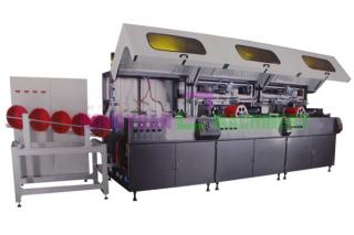 Automatic 2 Color Cylinder Screen Printing Machine For Buckets( GW-2C-UV)