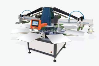 Automatic 2 Color 8 Stations T-Shirt Screen Printing Machines