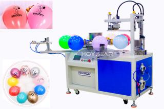 Professional Balloon Screen Printing Machine With Rotary Worktable Manufacturers