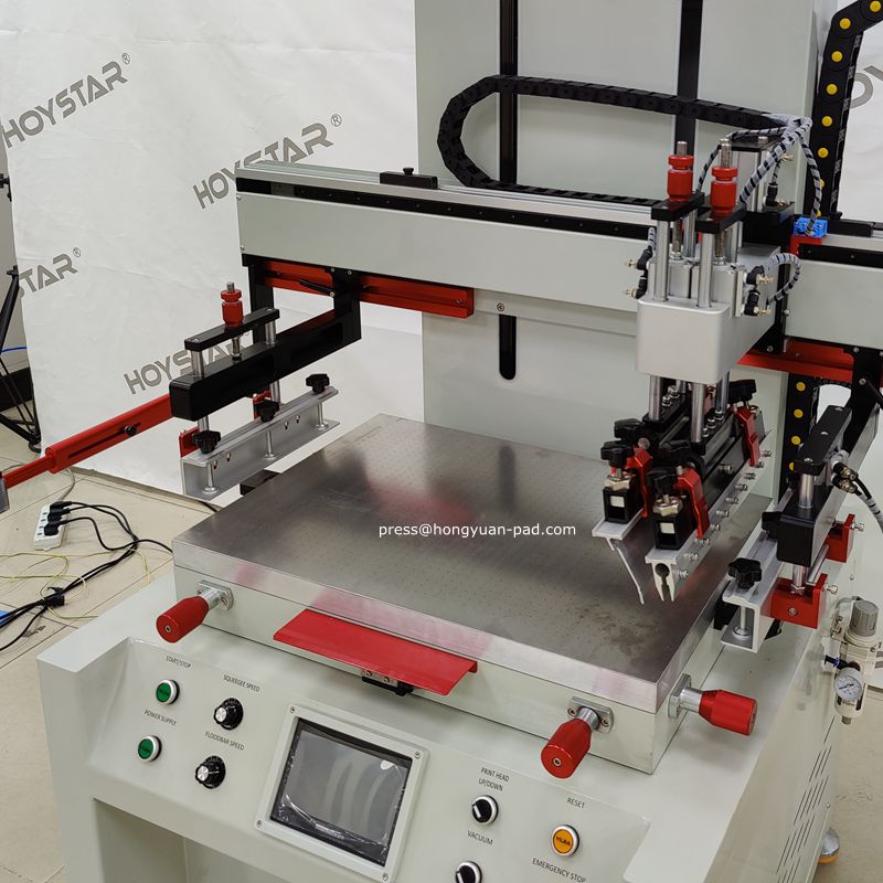 vacuum table screen printing machine