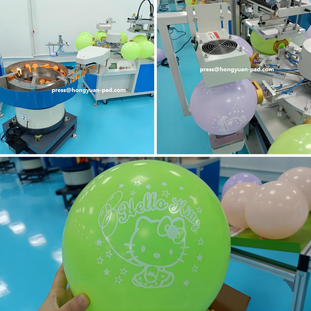 Automatic single color balloon machine