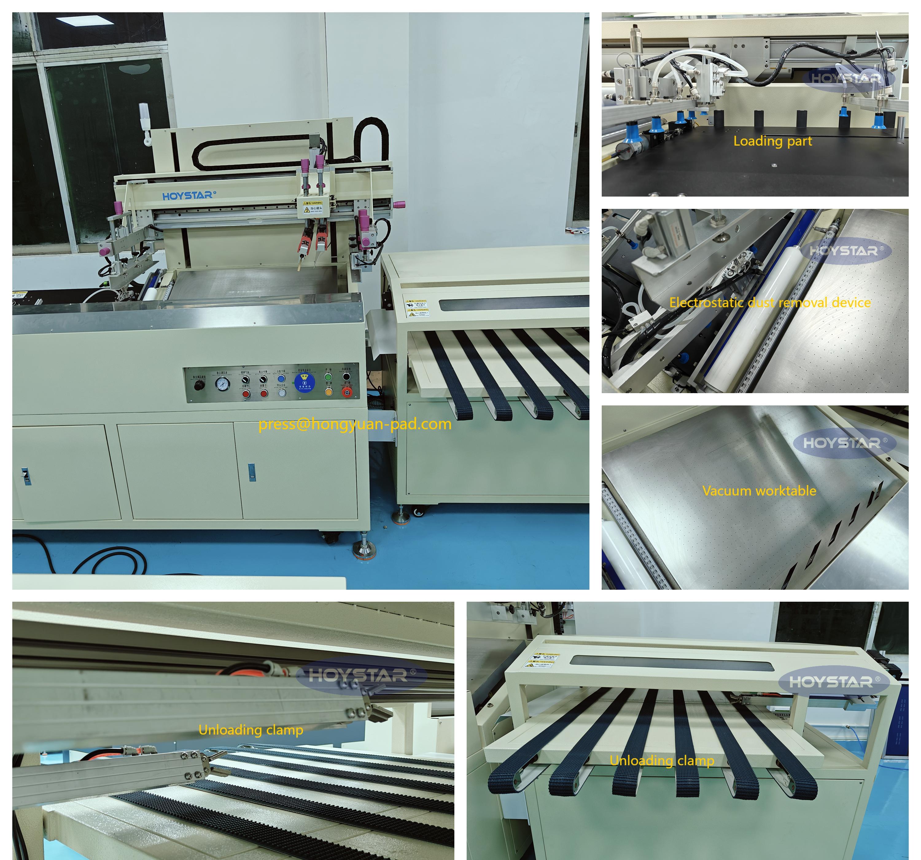 Flat Vacuum Screen Printing Machine For PP Film